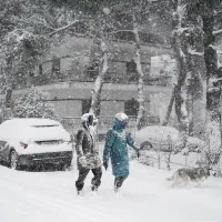Κακοκαιρία με χιόνια στην Αττική