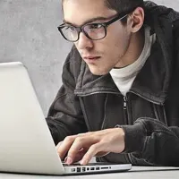 laptop boy