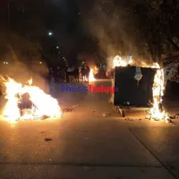 καμένοι κάδοι Ιπποκράτειο