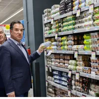 Άδωνις Γεωργιάδης σούπερ μάρκετ