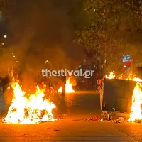 Νύχτα επεισοδίων στη δυτική Θεσσαλονίκη