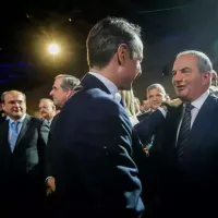 Κυριάκος Μητσοτάκης Κωνσταντίνος Καραμανλής