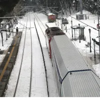 Κακοκαιρία: Χιόνι και τρένο
