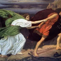 Edward_Poynter_-_Orpheus_and_Eurydice