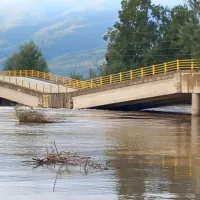 Κατέρρευσε η γέφυρα στον Παλαιόπυργο Λάρισας