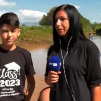 Κακοκαιρία Daniel: Μαθητής στη Λάρισα