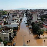 Πλημμύρες στη Λάρισα