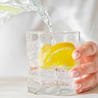 Lemon-water-glass