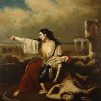 ΕΠΑΝΑΣΤΑΣΗ 1821 Πίνακας του Εμίλ Ντε Λανσάκ, 1827