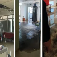Διαρροή καυτού νερού στον Ευαγγελισμό