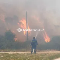 Φωτιά στο Ναύσταθμο Χανίων