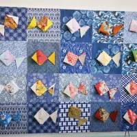 Μαθητική έκθεση ιαπωνικής ζωγραφικής Sumi E και Origami 