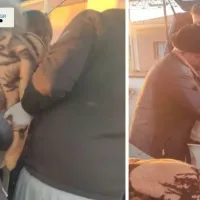 Μετέφεραν ηλικιωμένη ασθενή με πλαστική καρέκλα