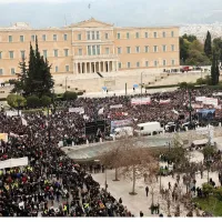 Συλλαλητήριο για τα Τέμπη στο Σύνταγμα