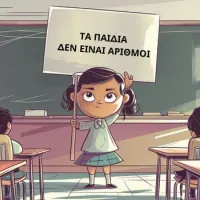 TA PAIDIA DEN EINAI ARITHMOI