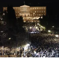 φοιτητές στη συναυλία για τα Τέμπη