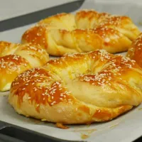 Τυροκούλουρα με φέτα