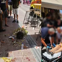 Έπεσε γλάστρα πάνω στο κεφάλι τουρίστριας