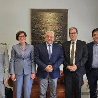 Συνάντηση του Πρύτανη, Θεόδωρου Θεοδουλίδη, με τον Υφυπουργό ΠαιδείαςΝίκο Παπαϊωάννου 