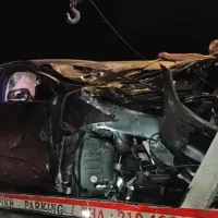 αυτοκίνητο σε τροχαίο στην Ποσειδώνος