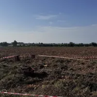 Βόμβα σε χωράφι με πατάτες