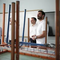 Χάρης Δούκας σε σχολείο