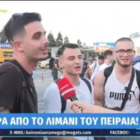 Νεαρός στο λιμάνι του Πειραιά
