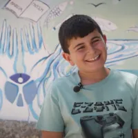 Ο Σάββας, ο μοναδικός μαθητής στο Δημοτικό Σχολείο Τελένδου