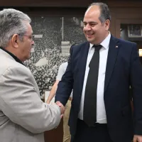 Συνάντηση του Δημήτρη Κουτσούμπα με τον Πρέσβη της Παλαιστίνης