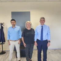 συνάντηση εκπροσώπων της Ένωσης Εκπαιδευτικών Τεχνολόγων Γεωπόνων με τον Διευθυντή του Γραφείου της Υπουργού Παιδείας, κ. Γιαννικόπουλο
