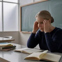 Ηλικιωμένη εκπαιδευτικός