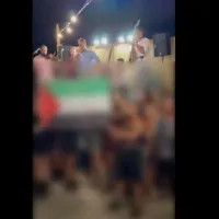 Σημαία Παλαιστίνης στην Αμοργό
