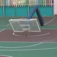 Μπασκέτα έπεσε σε σχολείο