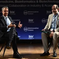 Σε συζήτηση που πραγματοποιήθηκε στο Bio3 Forum 2025, στην Τεχνόπολη του Δήμου Αθηναίων, ο Πρωθυπουργός Κυριάκος Μητσοτάκης