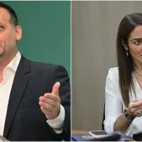 Χάρης Δούκας και Δόμνα Μιχαηλίδου σε κολάζ 