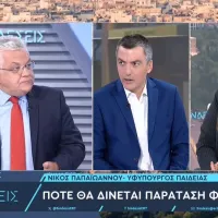Ο υφυπουργός Παιδείας, Νίκος Παπαϊωάννου 