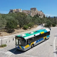 μπλε λεωφορεία