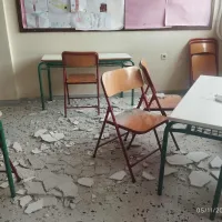 Κατέρρευσε οροφή σε σχολείο