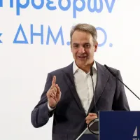 Ο Κυριάκος Μητσοτάκης στη σύνοδο των προέδρων ΔΕΕΠ και ΔΗΜΤΟ της Νέας Δημοκρατίας