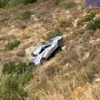 Τροχαίο δυστύχημα στα Χανιά αυτοκίνητο σε γκρεμό