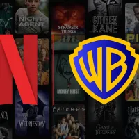 Λογότυπα Netflix και Warner Bros