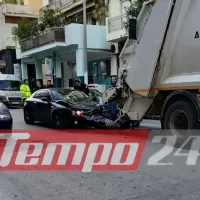 Τροχαίο με απορριμματοφόρο στην Πάτρα