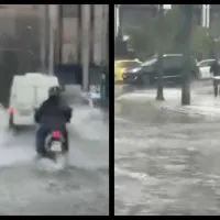 Κακοκαιρία: Πλημμύρισε το Σύνταγμα μπροστά από την Βουλή