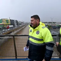 Ο Νίκος Χαρδαλιάς σε αυτοψία στον Κηφισό 