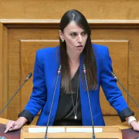 Η υφυπουργός Εσωτερικών, Βιβή Χαραλαμπογιάννη