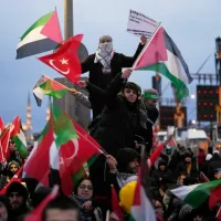 Διαδήλωση για τη Γάζα στην Κωνσταντινούπολη