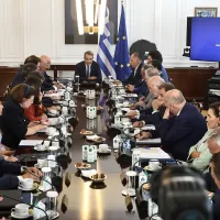 Υπουργικό συμβούλιο υπό τον πρωθυπουργό Κυριάκο Μητσοτάκη