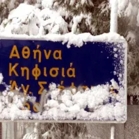 χιονι αθήνα