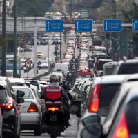 Κίνηση με αυτοκίνητα στο κέντρο της Αθήνας