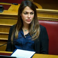 Η υπουργός Κοινωνικής Συνοχής και Οικογένειας, Δόμνα Μιχαηλίδου